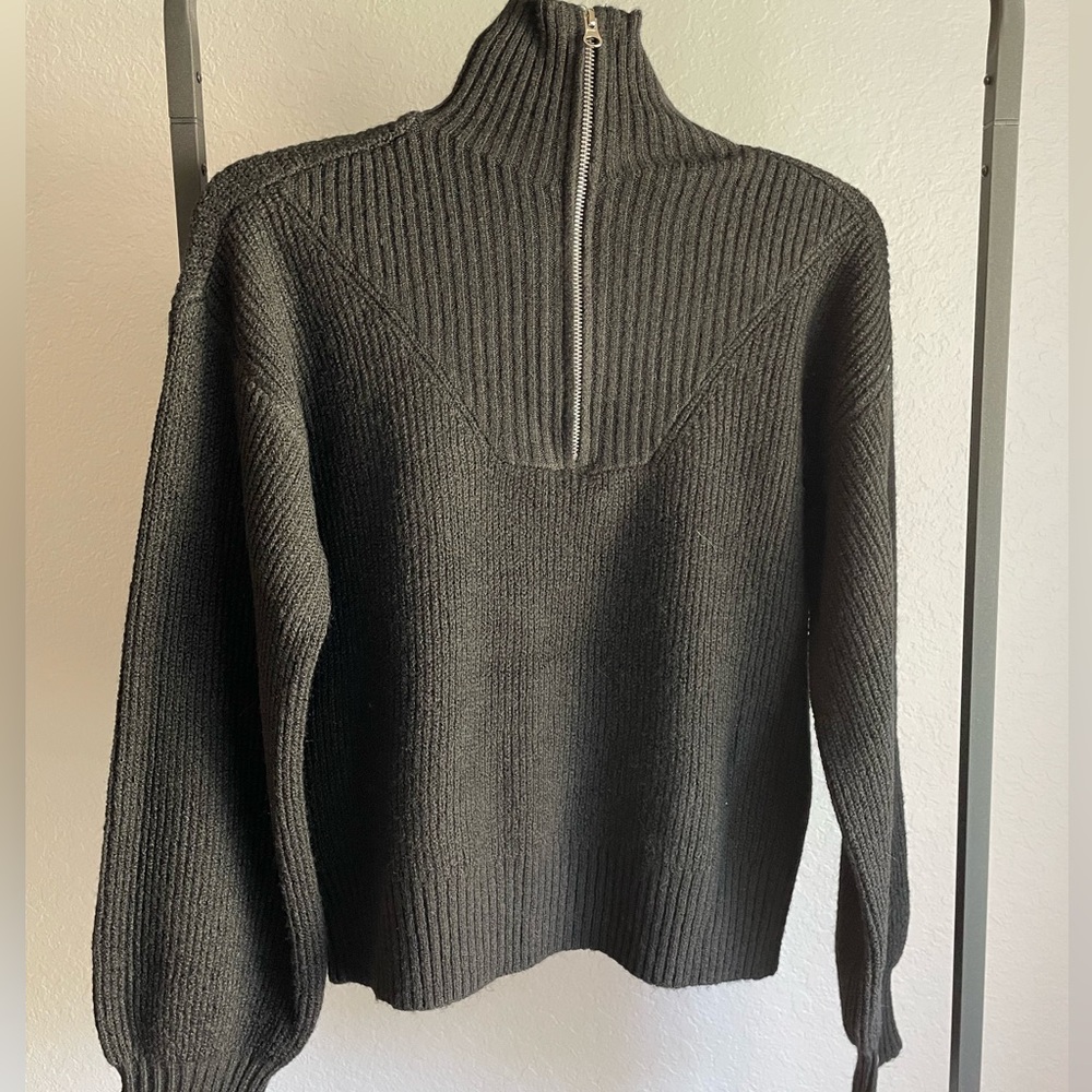 Black Knit Pullover